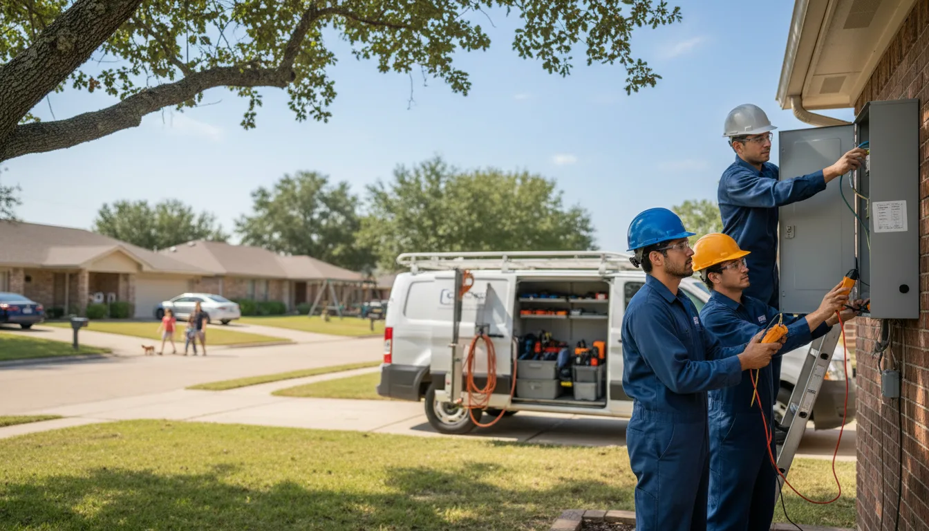 Certified electrician providing emergency electrical services in Perry, AR